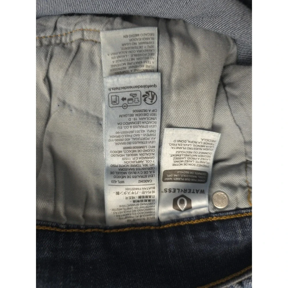 Levi's Men's B&T 541 Athletic‎ Taper Stretch Dark Raw Wash Jeans Size W54 X L32